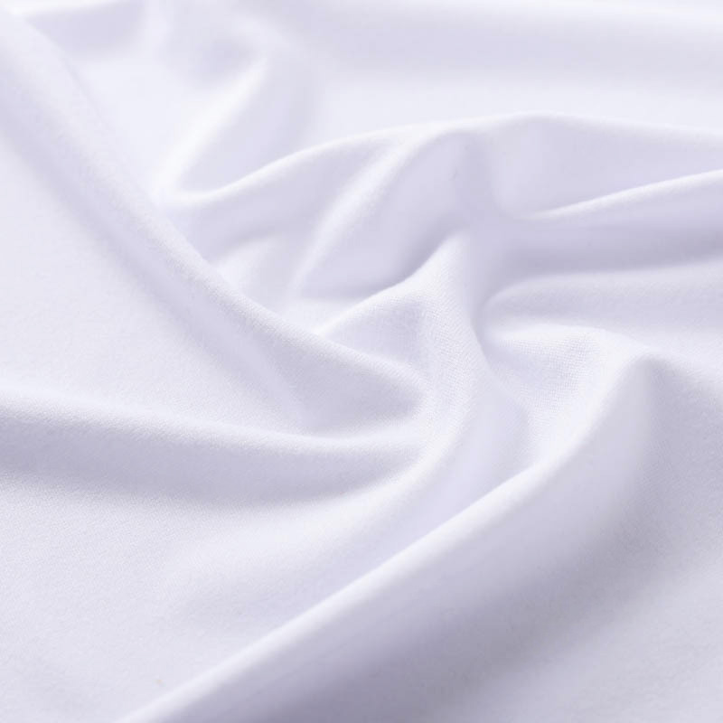 100D mjölksilke dubbelsidigt lurvigt platt tyg