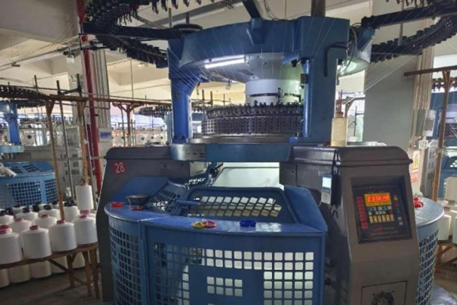 Grå tygproduktion modell-mellanfot dubbelsidig