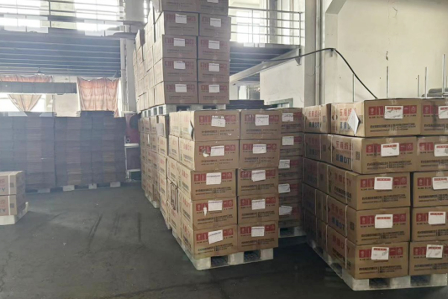 DTY produktion färdiga produktområde