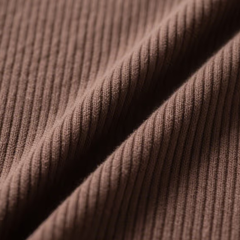 1*1 Ribbstickat sammetstyg